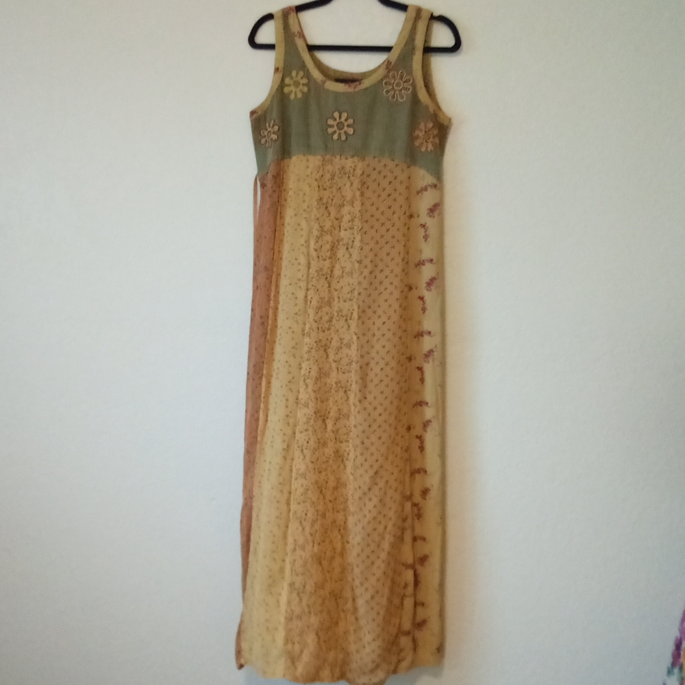 Sacred threads patchwork dress size s\m
